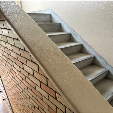 手すり拭き清掃